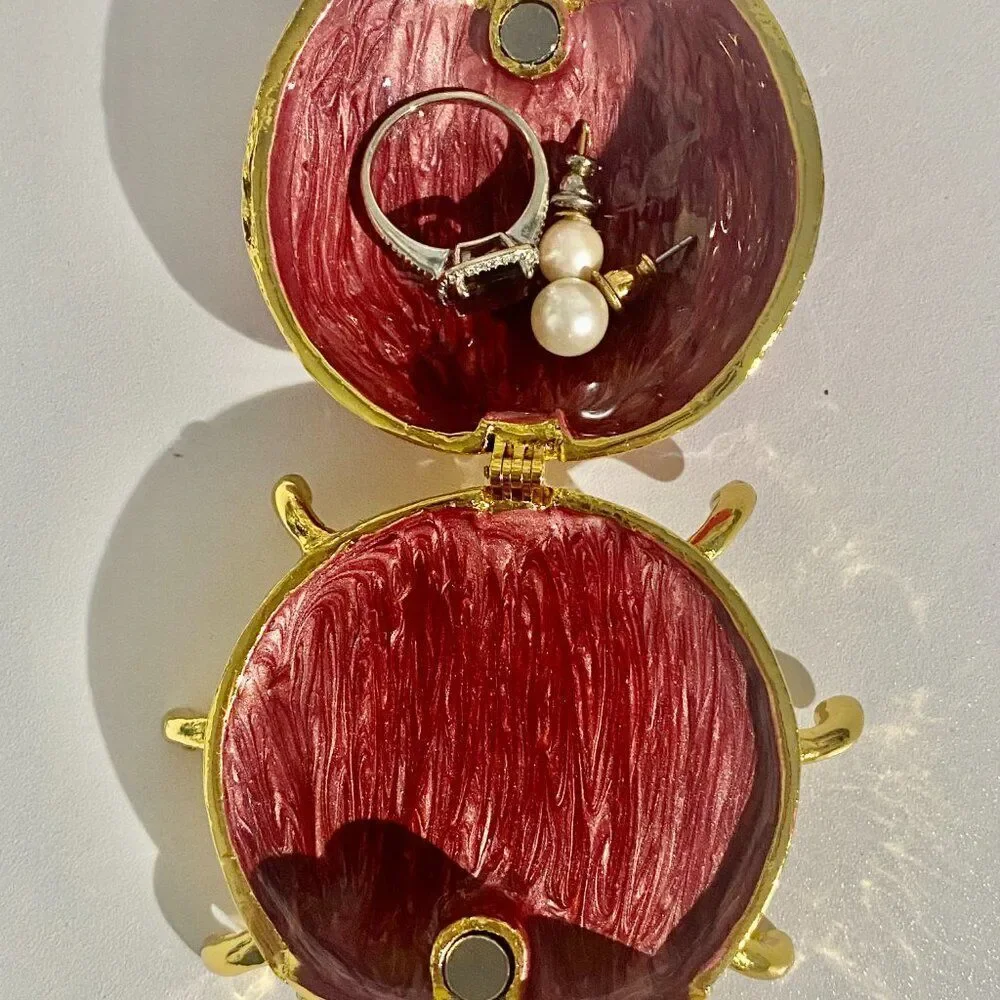 Taylor Avedon Ladybug Jewelry /Trinket Box